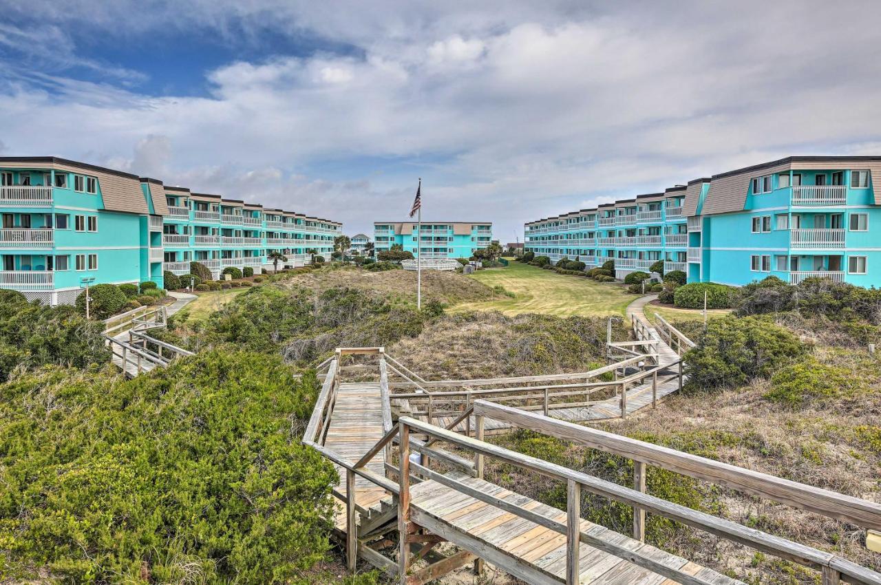 Beachfront Condo With Boardwalk And Pool Access! Atlantic Beach Exterior photo